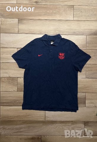 Мъжка тениска с яка Nike x FC Barcelona  Размер: XXL 