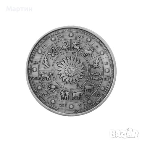 Монета зодия РАК   , снимка 3 - Нумизматика и бонистика - 37371216