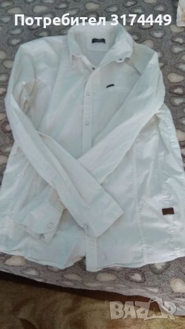 Мъжки,бели ризи, снимка 1 - Ризи - 38024102