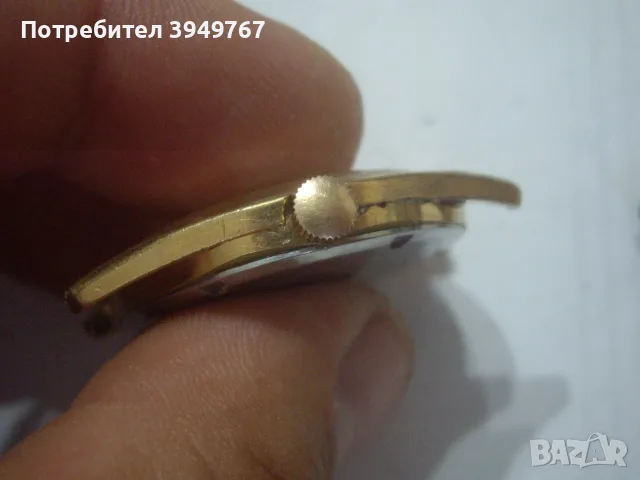 Стар мъжки позлатен часовник., снимка 3 - Мъжки - 56011599