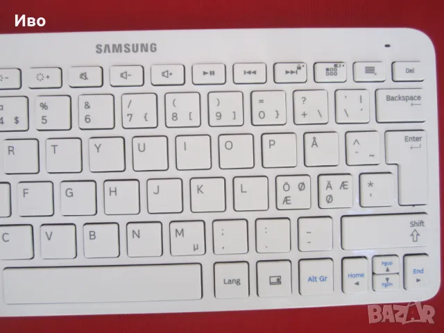 Bluetooth Клавиатура Samsung BKB-10 - Бялa, снимка 3 - Клавиатури и мишки - 50321934