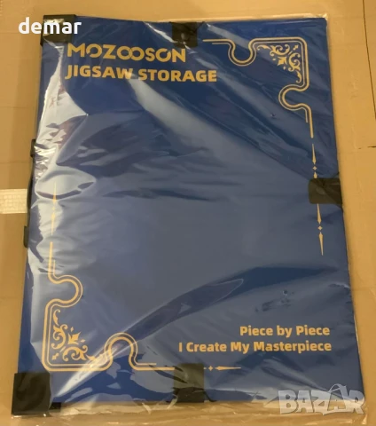 MOZOOSON Папка за съхранение на пъзели, Аксесоари за пъзели с 25 джоба, синя, снимка 8 - Пъзели - 50779960