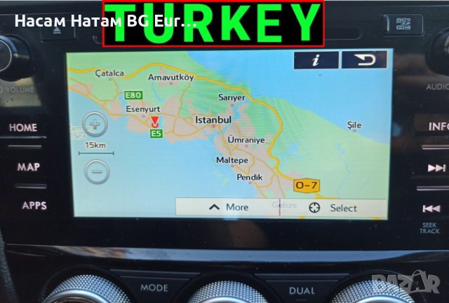 🚘🚘🚘 🇧🇬 2024 SUBARU навигaция покритие Европа и Турция GEN2 EU СУБАРУ OUTBACK/FORESTER/LEGACY, снимка 2 - Аксесоари и консумативи - 29772907