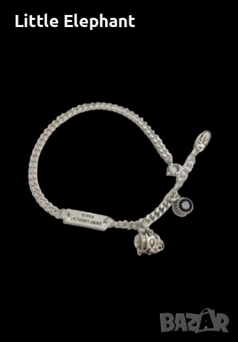 Сребърна гривна с елементи,колекция"Luck"бранд/нови, снимка 1