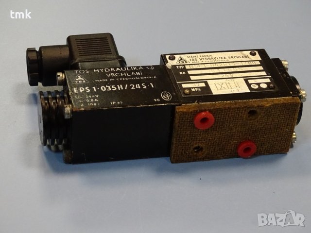 Хидравличен разпределител TOS RSE 1-042R11-1700 24VDC solenoid hidraulic valve, снимка 8 - Резервни части за машини - 42889313