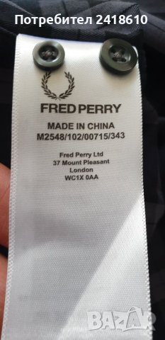 Fred Perry Cotton Slim Fit Mens Size M НОВО! ОРИГИНАЛ! Мъжка Риза!, снимка 12 - Ризи - 42432345