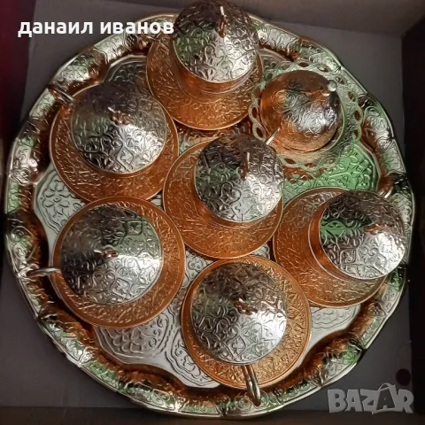 луксозен сервиз за кафе , снимка 1