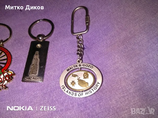 Ключодържатели Чикаго -Тайланд и Малта Гозо отлични, снимка 2 - Колекции - 48001122