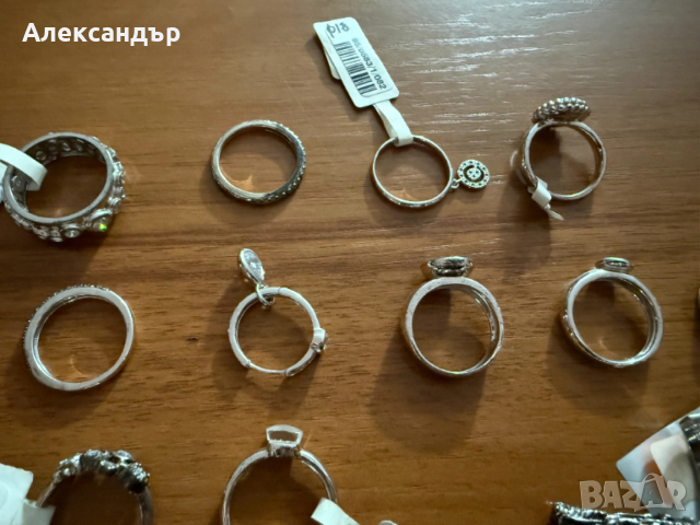 [ПРОДАВА] 98 гр. сребърни бижута, снимка 5 - Пръстени - 53167309