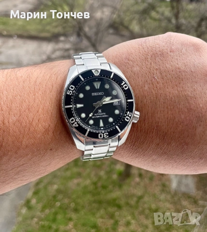 Seiko Prospex Sumo Japan Automatic 200m Black Diver SPB101J1, снимка 10 - Мъжки - 53139413