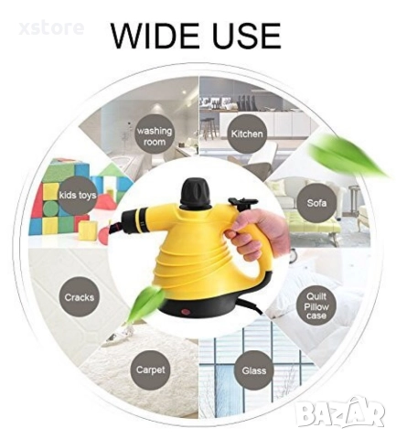 Портативна парочистачка със сменяеми накрайници TV280, снимка 2 - Прахосмукачки - 52796078