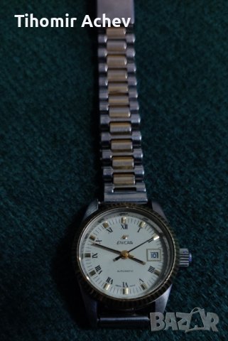 Швейцарски автоматичен дамски часовник Enicar , снимка 8 - Дамски - 39111225