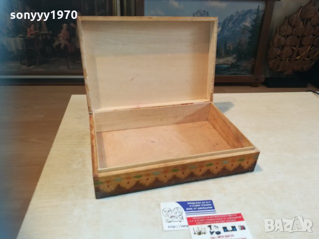 голяма стара дървена кутия 0511201307, снимка 12 - Колекции - 30683239