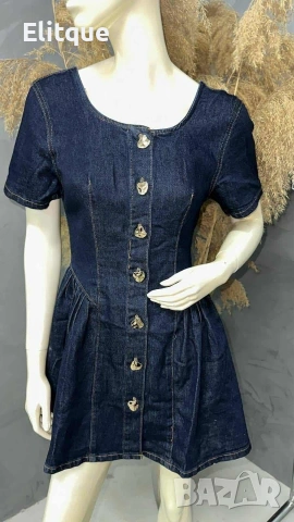 рокля деним , снимка 2 - Рокли - 53145334