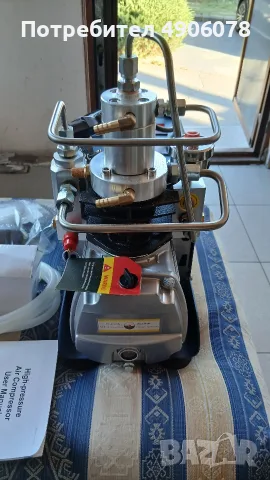 Компресор за въздух PCP - 300 bar - 230 V - 1800 W - водно охлаждане - автоматичен стоп , снимка 5 - Въздушно оръжие - 56012625