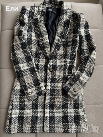 ZARA елегантно палто плетиво