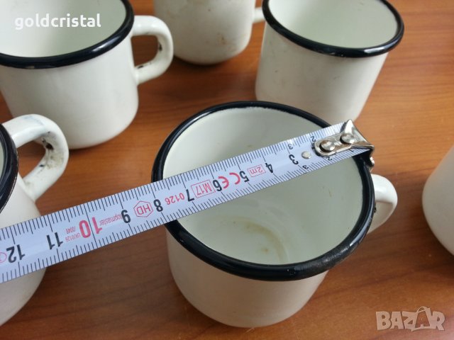 Емайлирани канчета, снимка 2 - Антикварни и старинни предмети - 36906104