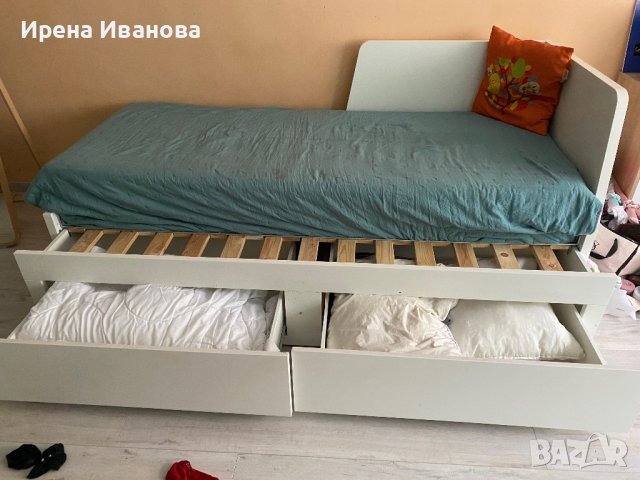 Продавам легло с два матрака в Спални и легла в гр. София - ID42769849 —  Bazar.bg