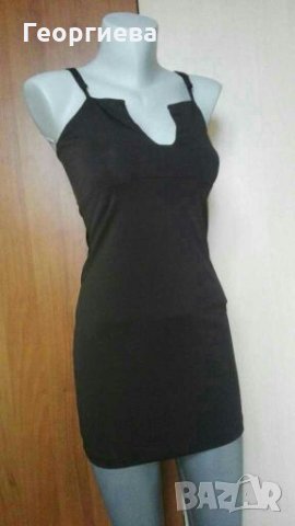 Къса черна рокля/туника👗🍀XS,S👗🍀арт.506