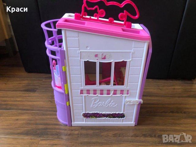 Сгъваема Ветеринарна клиника Барби, снимка 6 - Кукли - 30766454