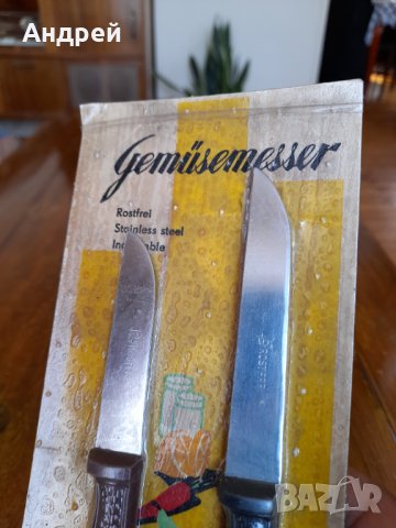 Стар нож,ножчета Rostfrei, снимка 3 - Други ценни предмети - 33864411