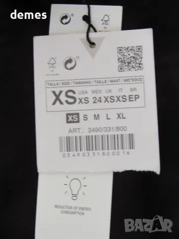 Оформящо дамско черно боди ZARA размер XS, снимка 9 - Корсети, бюстиета, топове - 48266117