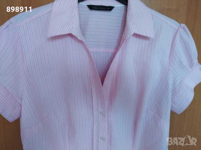 Розова риза М&S, снимка 7 - Ризи - 29743301