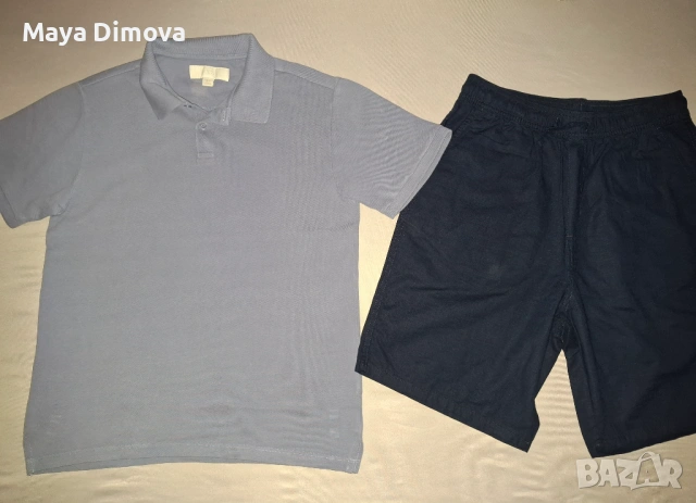 Zara тишърт, H&M бермуди 160см.