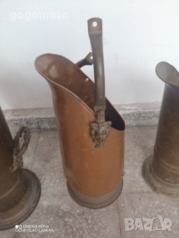Стара ретро винтидж арт старинен античен кана. Кани от мед, снимка 4 - Други ценни предмети - 37737718