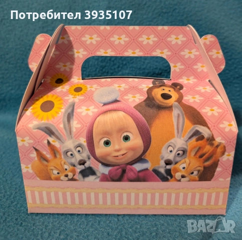 Кутийка за лакомства Маша и мечока, снимка 2 - Други - 52282991