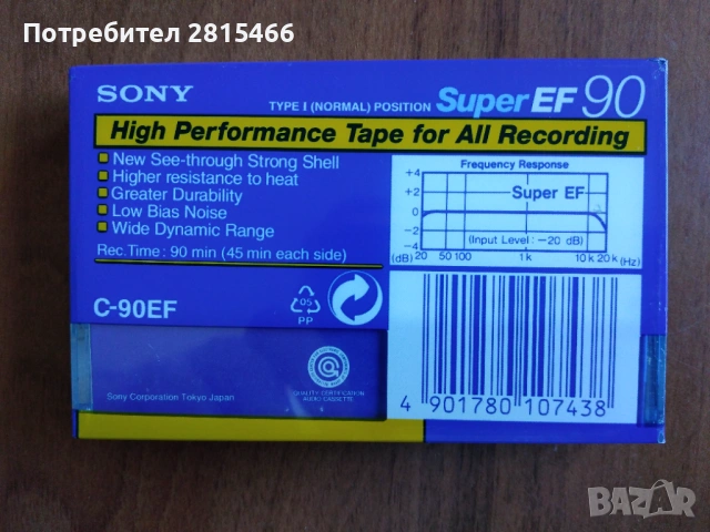 Лот 5бр. НОВИ аудио касети/ касетки SONY, снимка 9 - Декове - 47988067