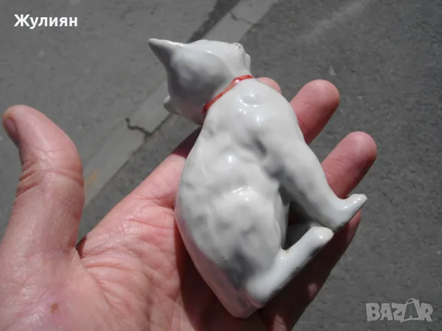 СТАР БЪЛГАРСКИ ПОРЦЕЛАН КОТЕ КОТКА , снимка 7 - Антикварни и старинни предмети - 49823411