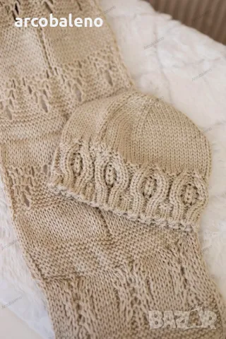 Дамски зимен комплект шапка и шал Adrianna, 3цвята , снимка 10 - Шапки - 47811590