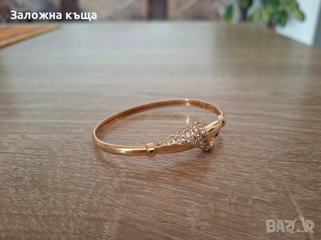 Дамска златна гривна - 12,30 гр. / 585 / 14К, снимка 4 - Гривни - 52631972