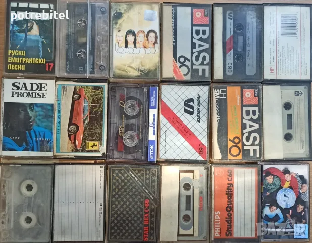 35 аудиокасети - за 10 €вро.