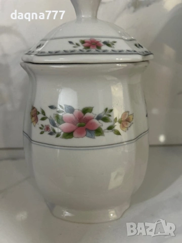 Vtg Порцеланов буркан немски, снимка 8 - Антикварни и старинни предмети - 53893091