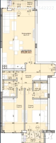 Тристаен апартамент , снимка 1