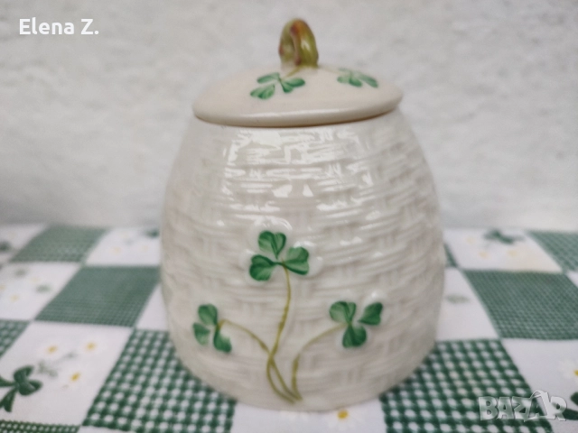 Ирландски винтидж съдове на Belleek, снимка 7 - Други - 52291695