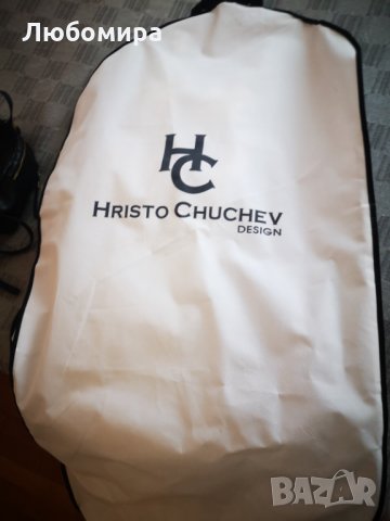 Сватбена рокля + воал, снимка 3 - Сватбени рокли - 34256635