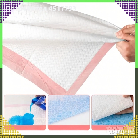 Хигиена подложки 50 бр. за куче или коте , снимка 4 - За кучета - 52949480