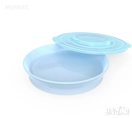 Чиния Twistshake 6+ месеца синя