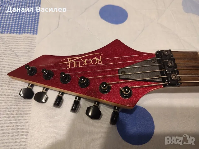 Rocktile – Ibanez/JEM стил с Monkey Grip – H-S-H – Floyd Rose, снимка 5 - Китари - 56125299