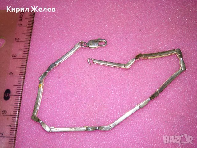 СТИЛНА ВИНТИДЖ АРТ СРЕБЪРНА ГРИВНА СРЕБРО 925 с ЦИКОНИ ЧАСТ от КОМПЛЕКТ 41924, снимка 6 - Гривни - 44394288