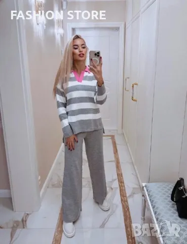 🩶🩷🤍КОМПЛЕКТ ФИНО ПЛЕТИВО🪡 , снимка 4 - Комплекти - 48778877