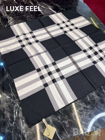 Дамски Шалове - Коприна ⚜️ BURBERRY , снимка 2 - Шалове - 53021533