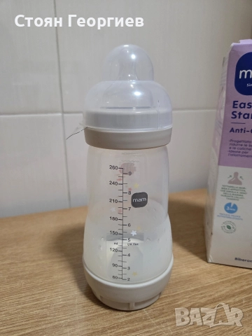 Бебешко шише против колики Mam Easy-Start Anti Colic в 260 мл , снимка 2 - Прибори, съдове, шишета и биберони - 52858350