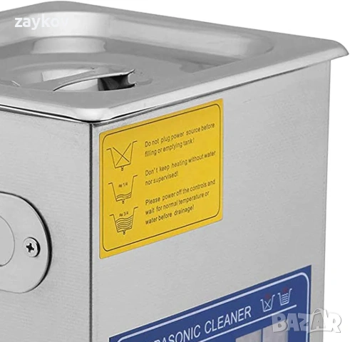 Ултразвукова почистваща машина от неръждаема стомана с цифров нагревател, таймер, снимка 5 - Други инструменти - 54151978