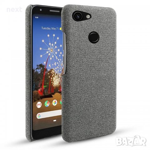 Удароустойчив ретро тъкан плат калъф кейс за Google Pixel 3A XL, снимка 2 - Калъфи, кейсове - 39221233