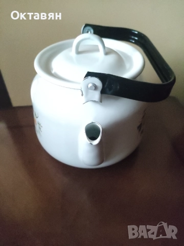 Емайлиран чайник, снимка 6 - Аксесоари за кухня - 52911680