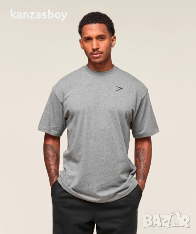 Gymshark Essential Oversized T-Shirt - мъжка фитнес тениска ЕЛАСТИЧНА М